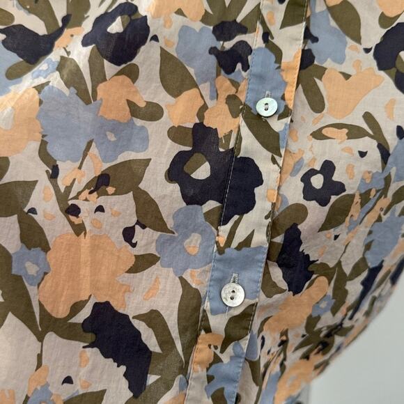 RAILS Alena floral flutter sleeve button down top small - Picture 4 of 7